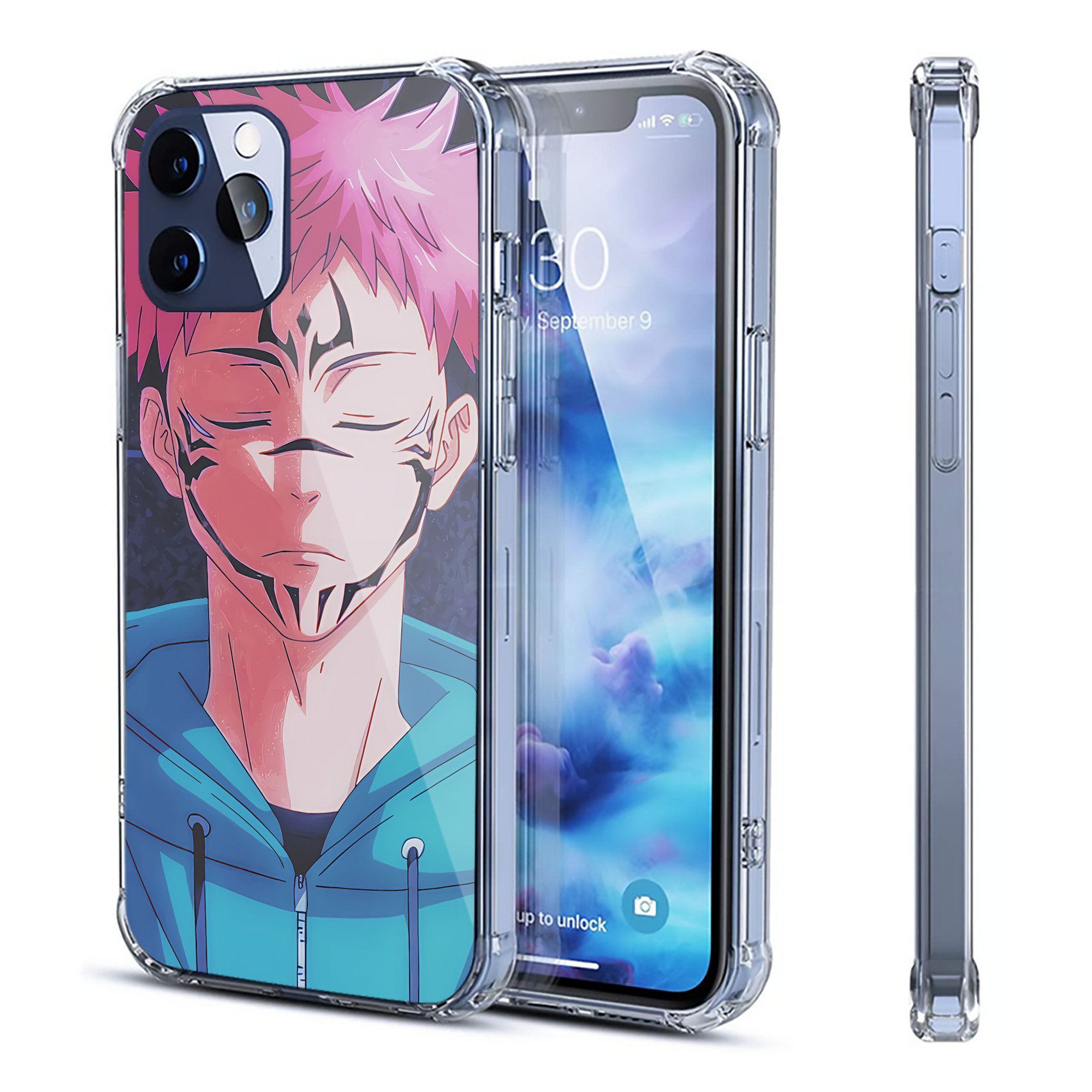 （画像用） SPY×FAMILY间谍家家酒 【iPhone 12シリーズ対応】透明スマホケース（クリアソフトケース）